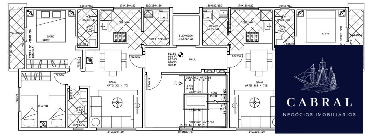 Apartamento à venda com 2 quartos, 131m² - Foto 10