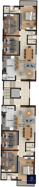 Apartamento à venda com 3 quartos, 88m² - Foto 3