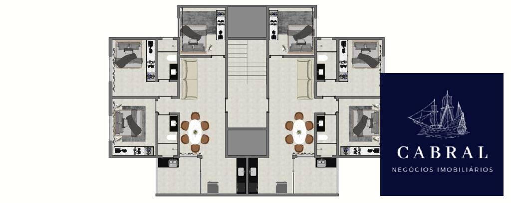 Apartamento à venda com 3 quartos, 77m² - Foto 3